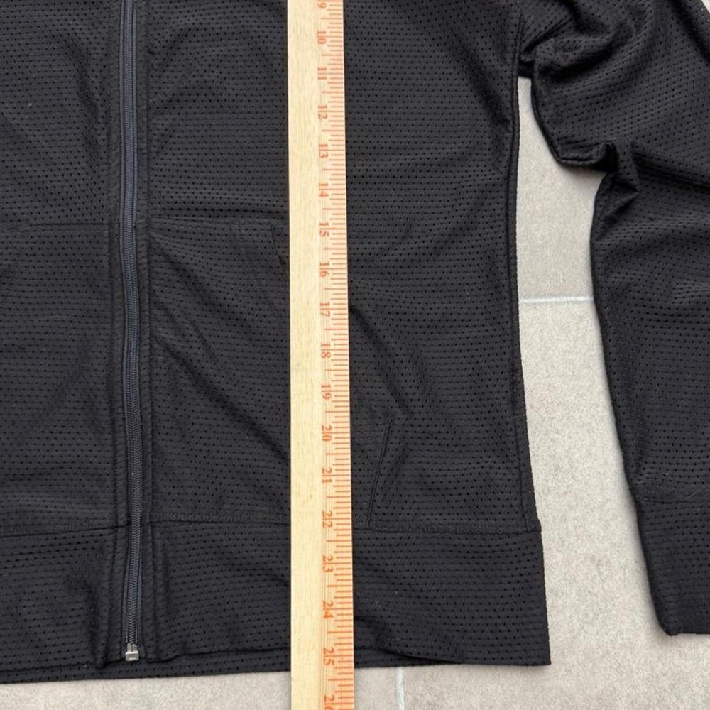 Bebe Sport black zip up hoodie with rhinestone logo size L - Picture 3 of 6